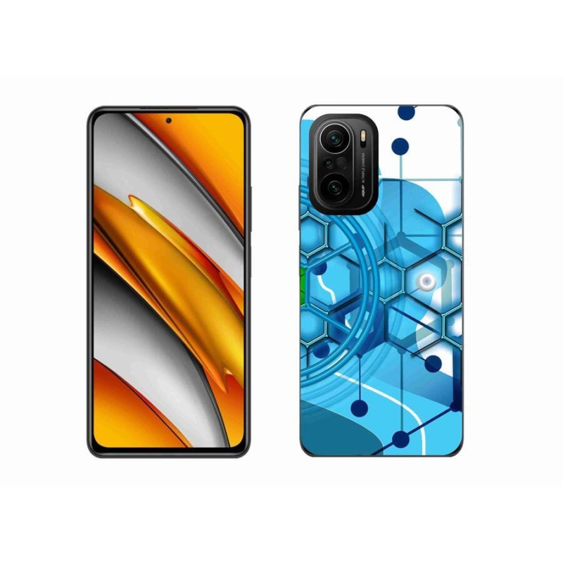 Gelové pouzdro mmCase na mobil Xiaomi Poco F3 - abstraktní vzor 2