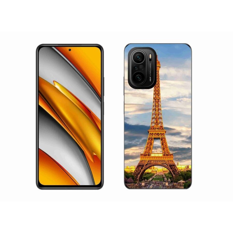 Gelové pouzdro mmCase na mobil Xiaomi Poco F3 - eiffelova věž 3
