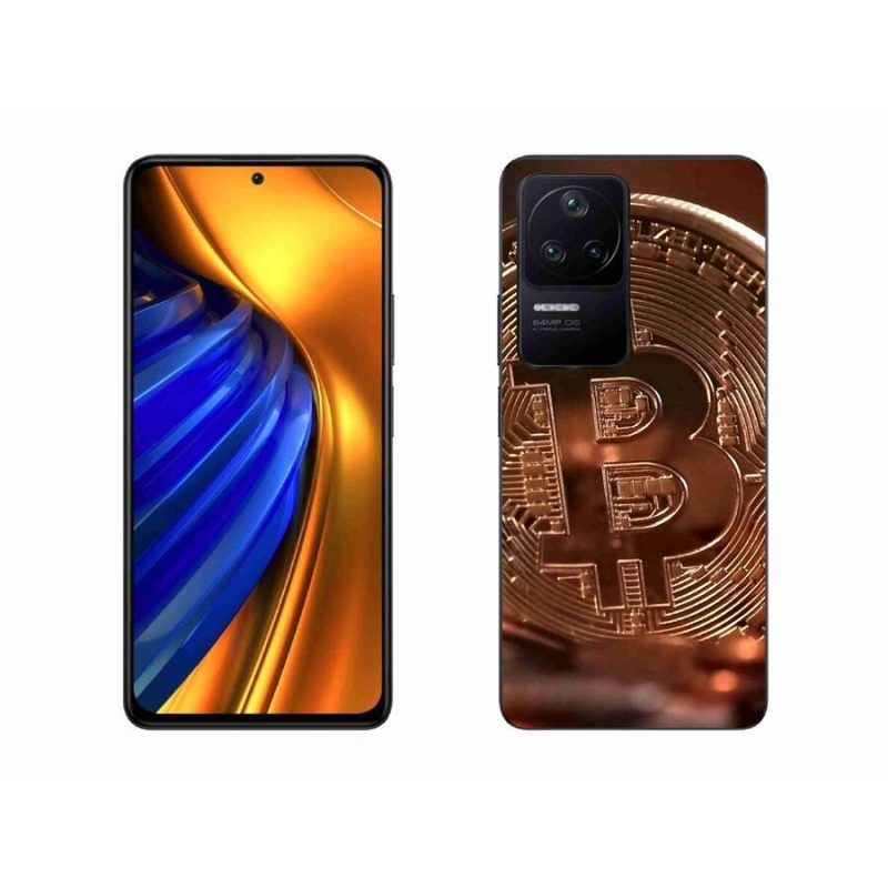 Gelové pouzdro mmCase na mobil Xiaomi Poco F4 - bitcoin