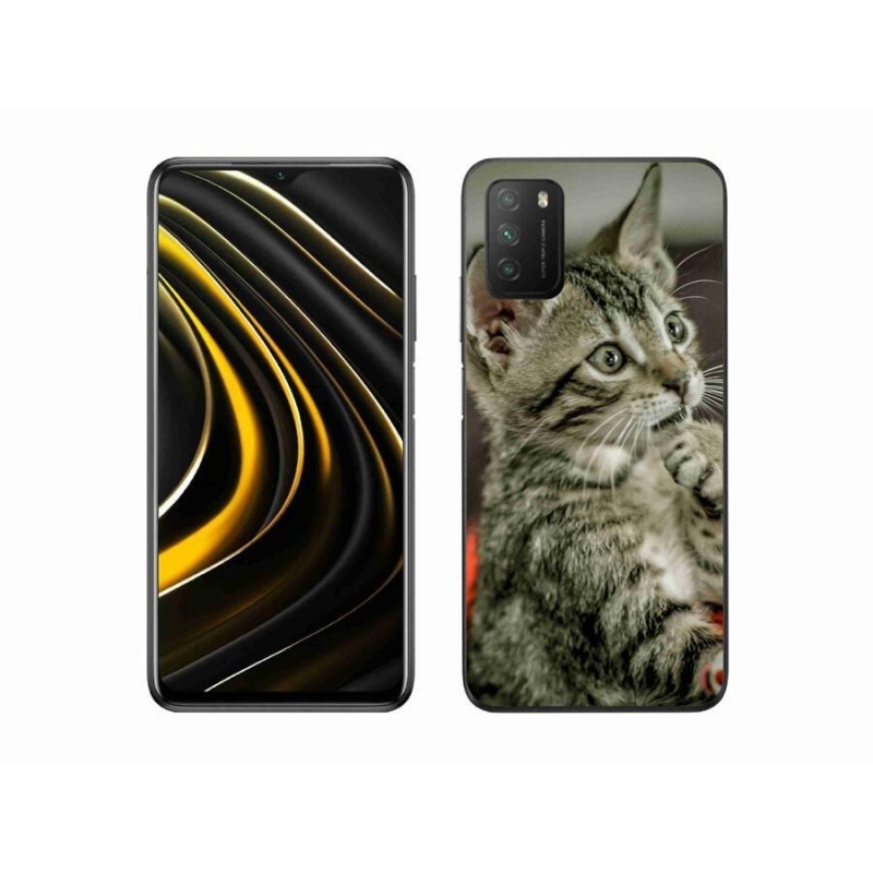 Gelové pouzdro mmCase na mobil Xiaomi Poco M3 - roztomilá kočka