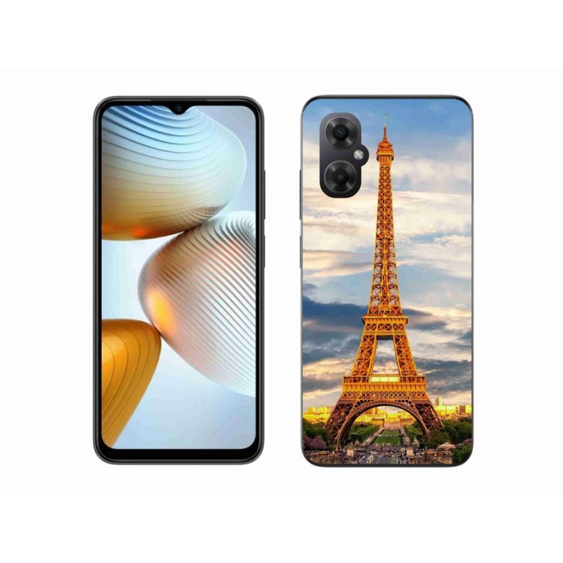 Gelové pouzdro mmCase na mobil Xiaomi Poco M4 5G - eiffelova věž 3