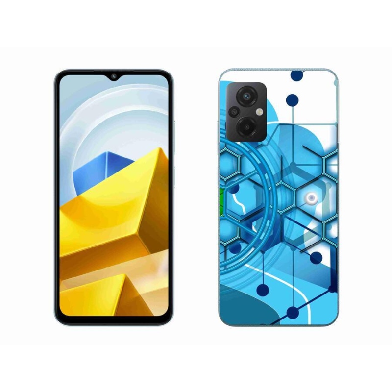 Gelové pouzdro mmCase na mobil Xiaomi Poco M5 4G - abstraktní vzor 2