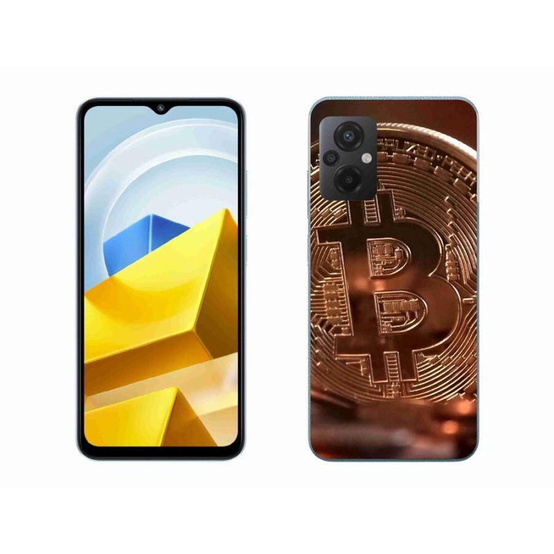 Gelové pouzdro mmCase na mobil Xiaomi Poco M5 4G - bitcoin