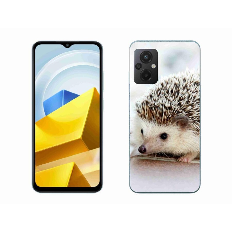 Gelové pouzdro mmCase na mobil Xiaomi Poco M5 4G - ježek