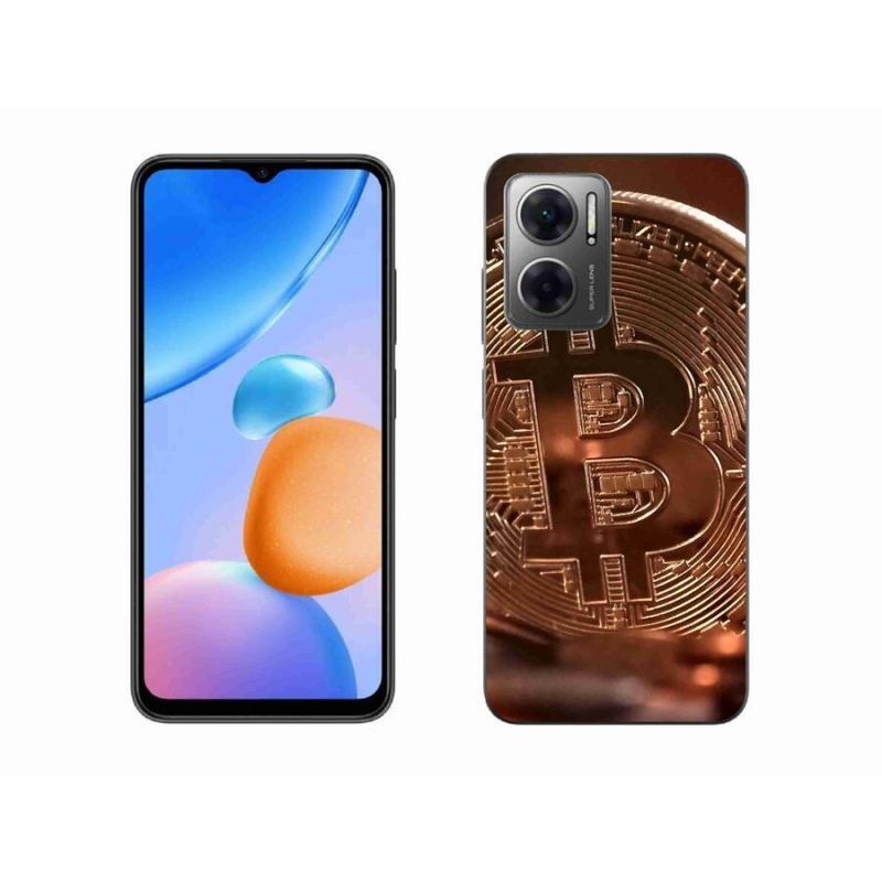 Gelové pouzdro mmCase na mobil Xiaomi Redmi 10 5G - bitcoin