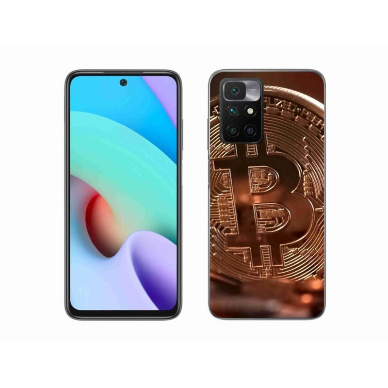 Gelové pouzdro mmCase na mobil Xiaomi Redmi 10/Redmi 10 (2022) - bitcoin