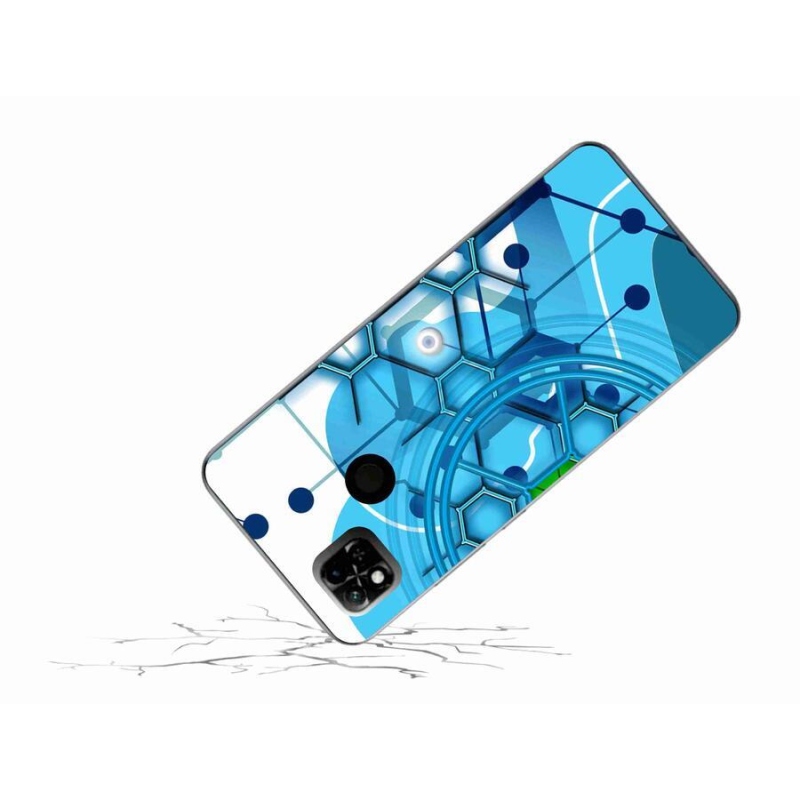 Gelové pouzdro mmCase na mobil Xiaomi Redmi 10A - abstraktní vzor 2