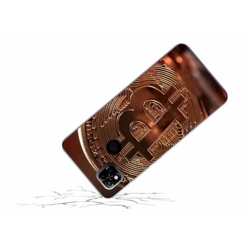 Gelové pouzdro mmCase na mobil Xiaomi Redmi 10A - bitcoin