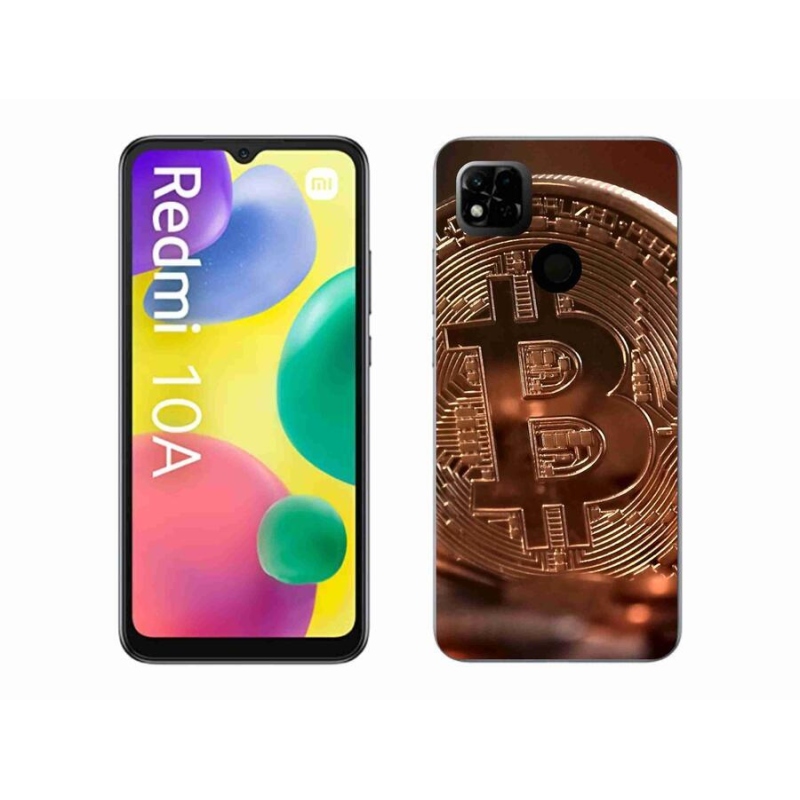 Gelové pouzdro mmCase na mobil Xiaomi Redmi 10A - bitcoin