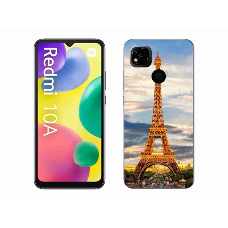 Gelové pouzdro mmCase na mobil Xiaomi Redmi 10A - eiffelova věž 3