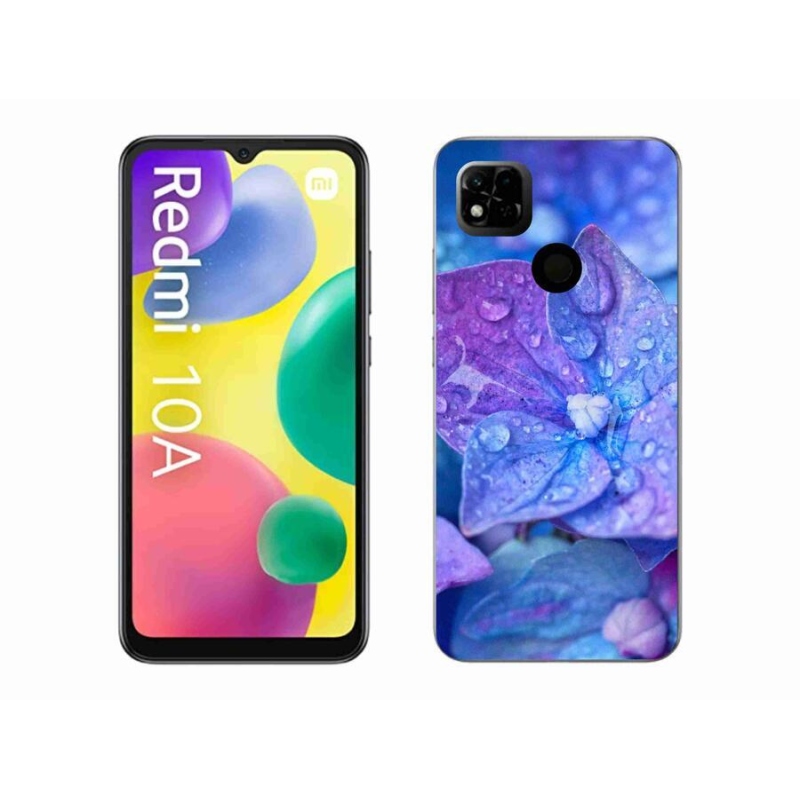 Gelové pouzdro mmCase na mobil Xiaomi Redmi 10A - fialový květ