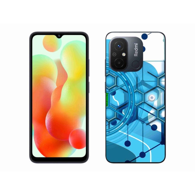 Gelové pouzdro mmCase na mobil Xiaomi Redmi 12C - abstraktní vzor 2