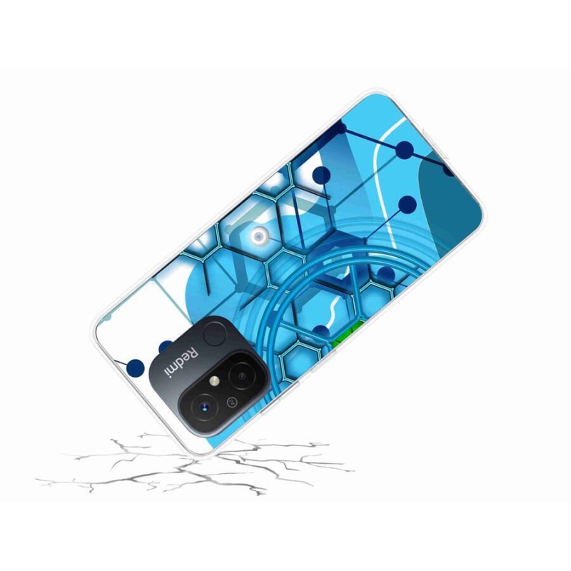 Gelové pouzdro mmCase na mobil Xiaomi Redmi 12C - abstraktní vzor 2
