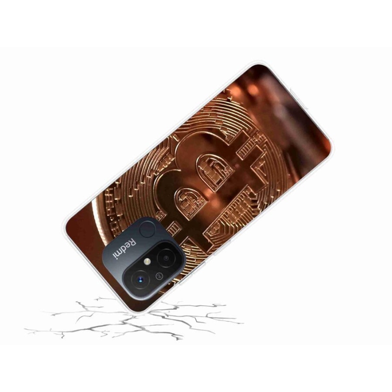 Gelové pouzdro mmCase na mobil Xiaomi Redmi 12C - bitcoin