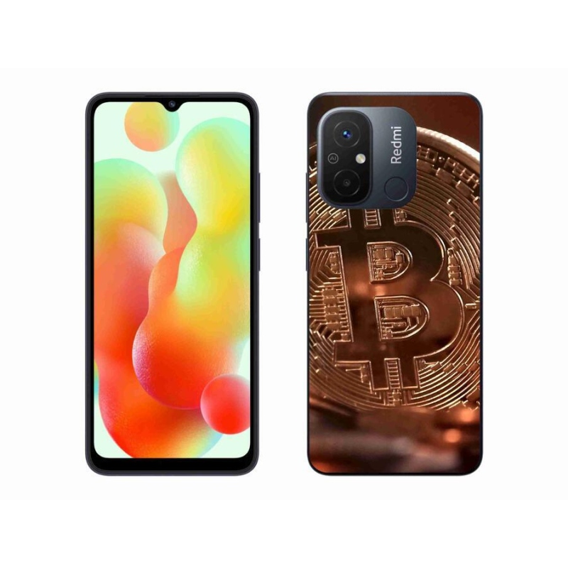 Gelové pouzdro mmCase na mobil Xiaomi Redmi 12C - bitcoin