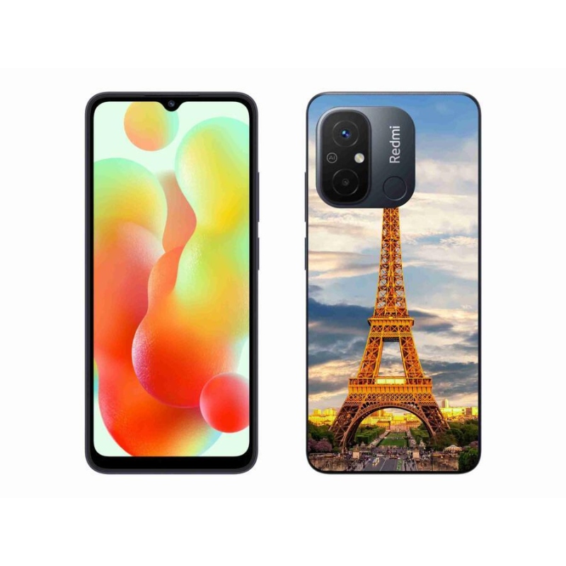 Gelové pouzdro mmCase na mobil Xiaomi Redmi 12C - eiffelova věž 3