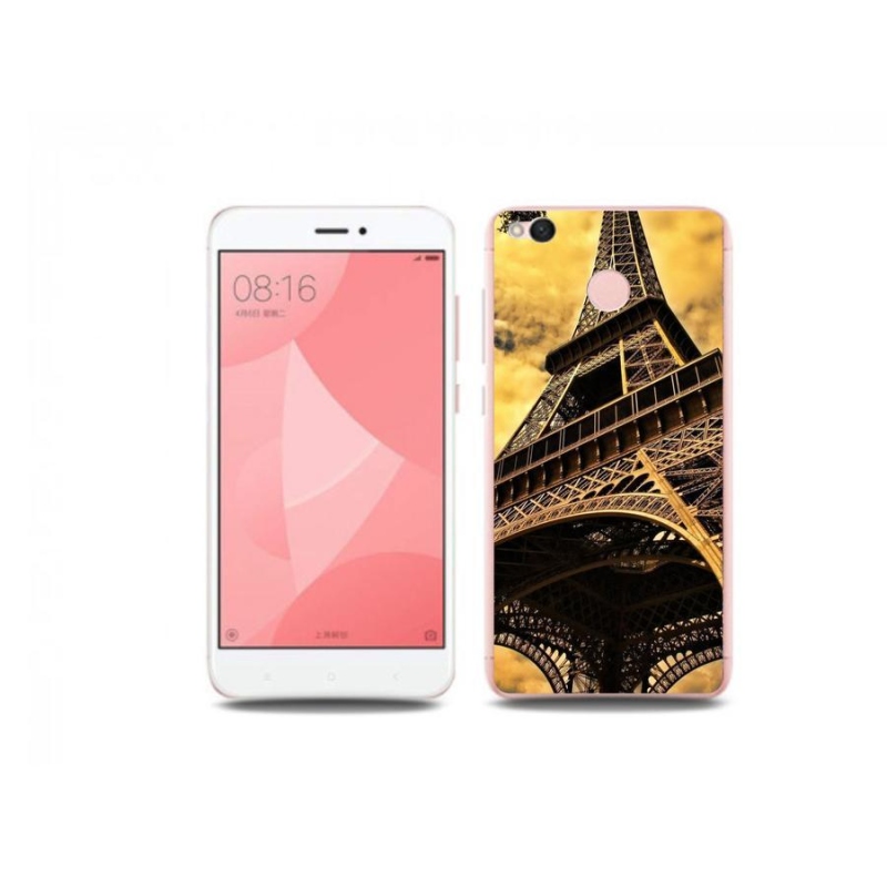 Gelové pouzdro mmCase na mobil Xiaomi Redmi 4X - eiffelova věž