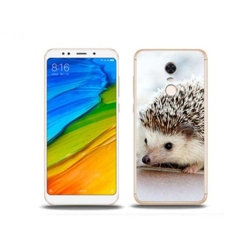 Gelové pouzdro mmCase na mobil Xiaomi Redmi 5 Plus - ježek