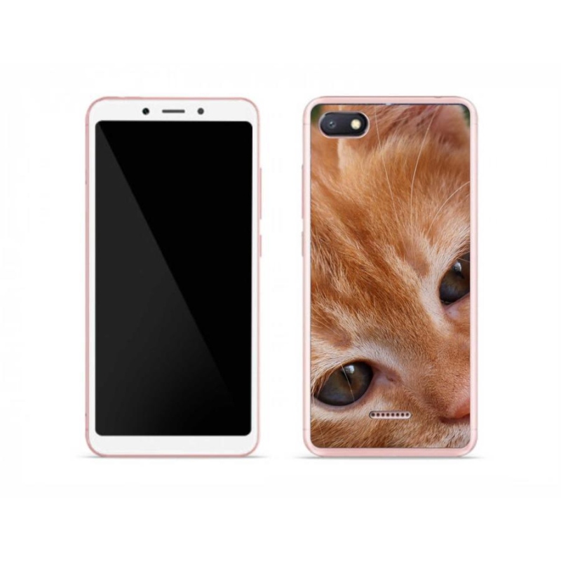 Gelové pouzdro mmCase na mobil Xiaomi Redmi 6A - zrzavé kotě