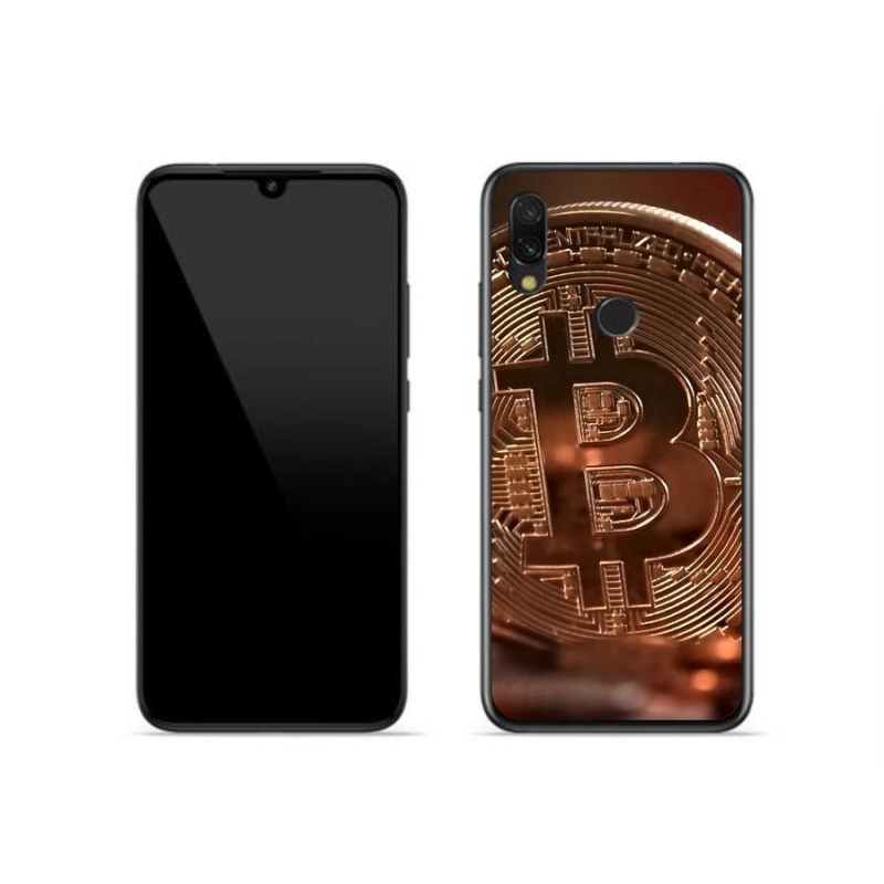 Gelové pouzdro mmCase na mobil Xiaomi Redmi 7 - bitcoin