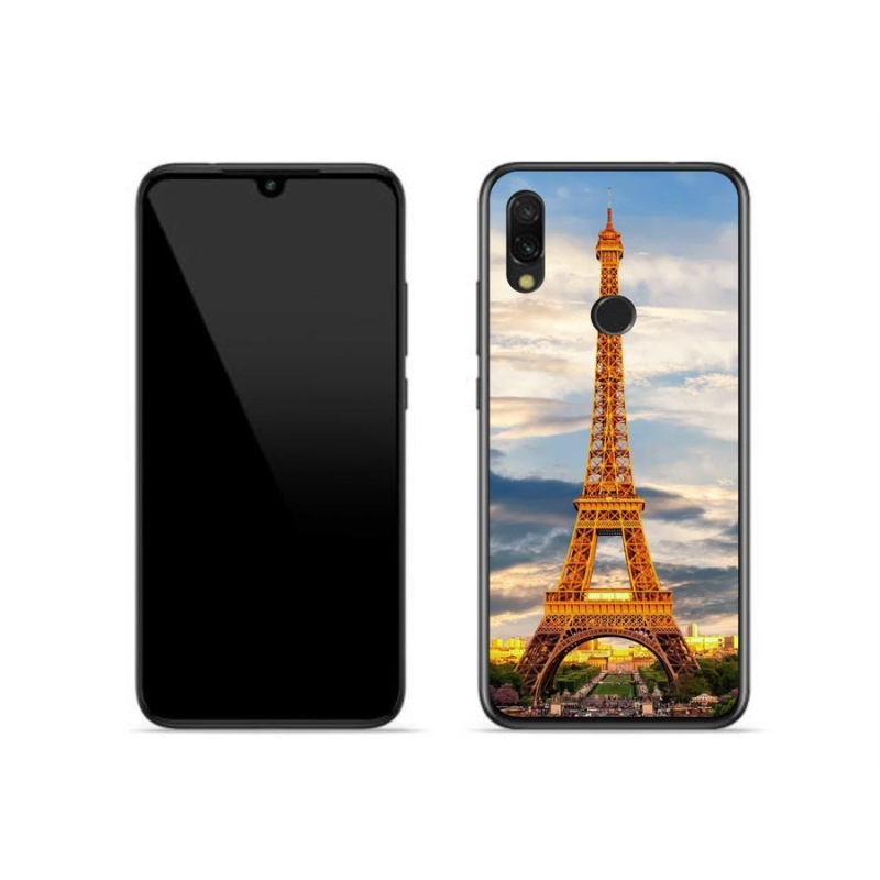 Gelové pouzdro mmCase na mobil Xiaomi Redmi 7 - eiffelova věž 3