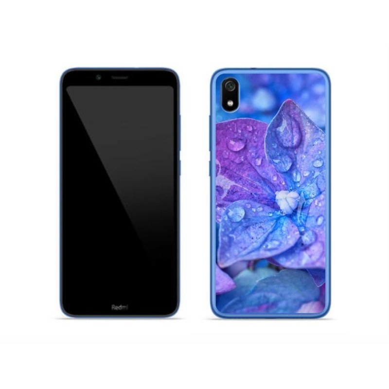 Gelové pouzdro mmCase na mobil Xiaomi Redmi 7A - fialový květ