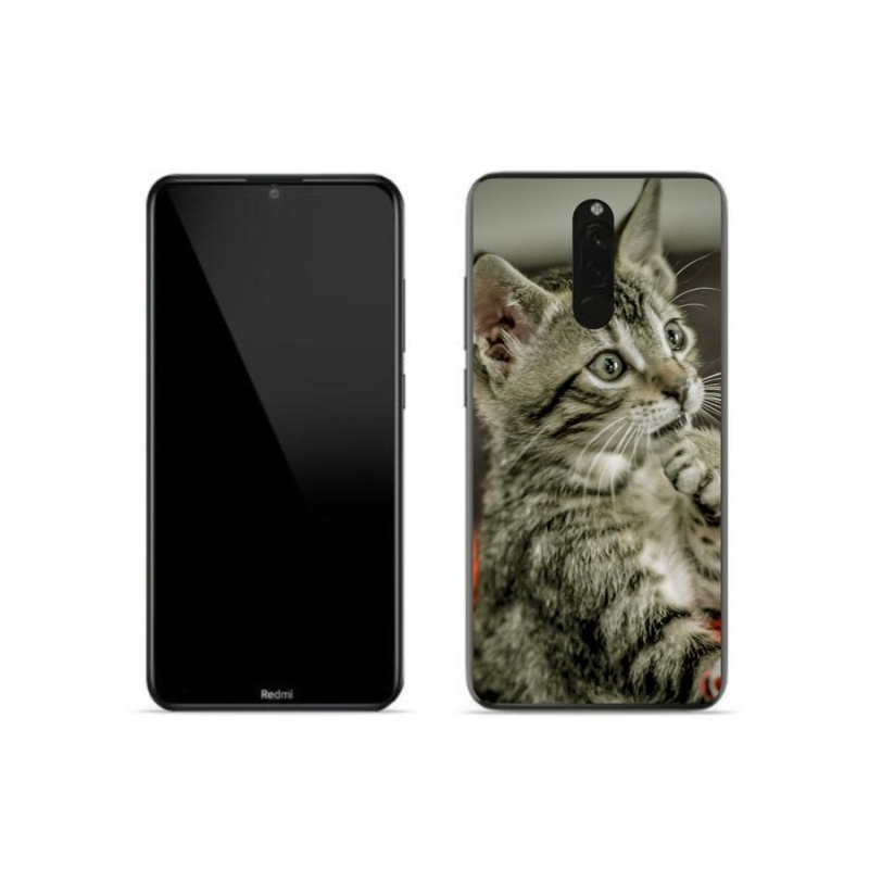 Gelové pouzdro mmCase na mobil Xiaomi Redmi 8 - roztomilá kočka