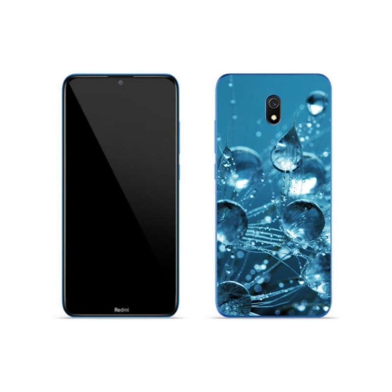 Gelové pouzdro mmCase na mobil Xiaomi Redmi 8A - kapky vody