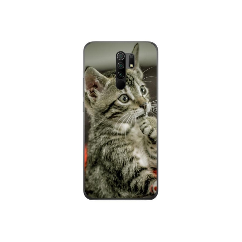 Gelové pouzdro mmCase na mobil Xiaomi Redmi 9 - roztomilá kočka