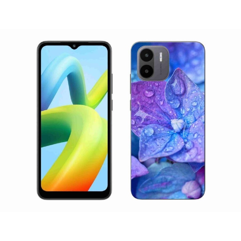 Gelové pouzdro mmCase na mobil Xiaomi Redmi A1/Redmi A2 - fialový květ