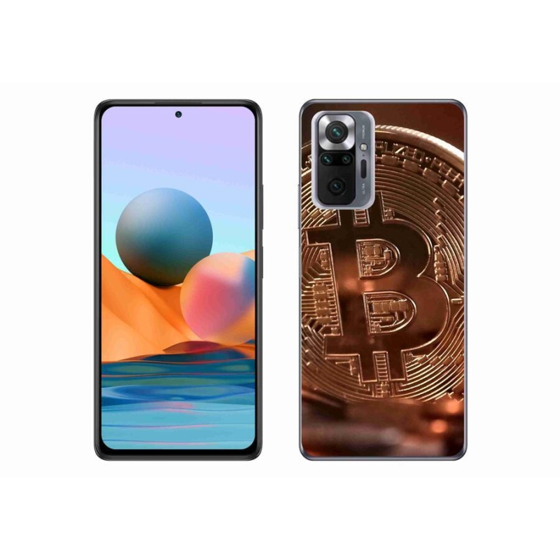Gelové pouzdro mmCase na mobil Xiaomi Redmi Note 10 Pro - bitcoin