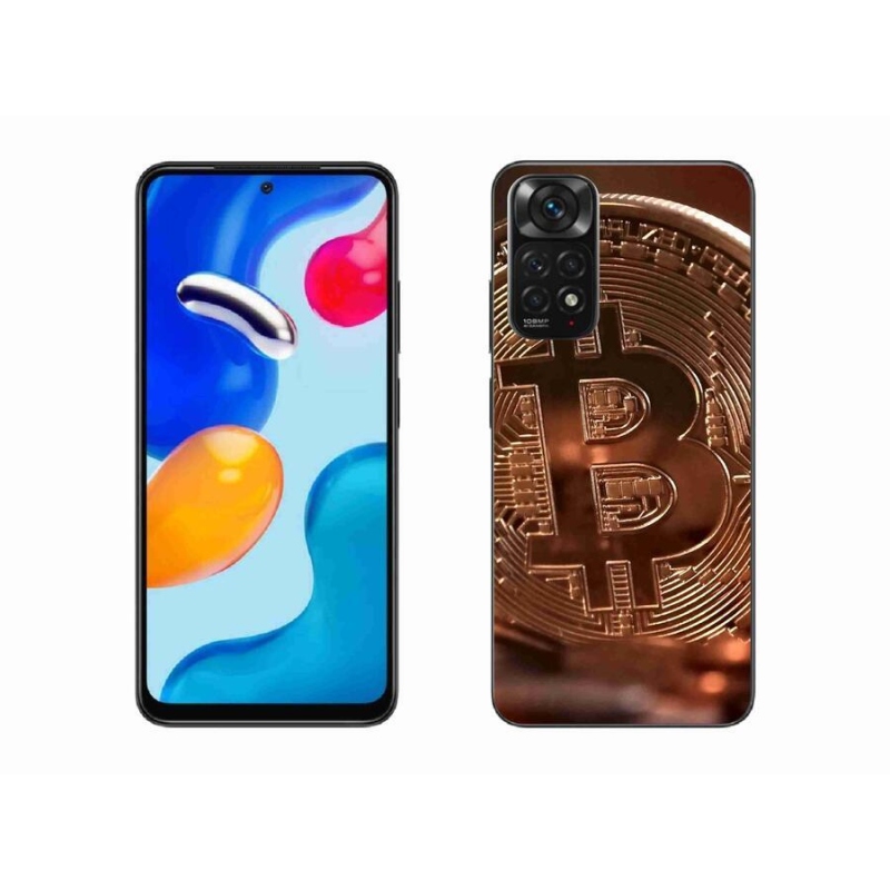 Gelové pouzdro mmCase na mobil Xiaomi Redmi Note 11S 4G - bitcoin