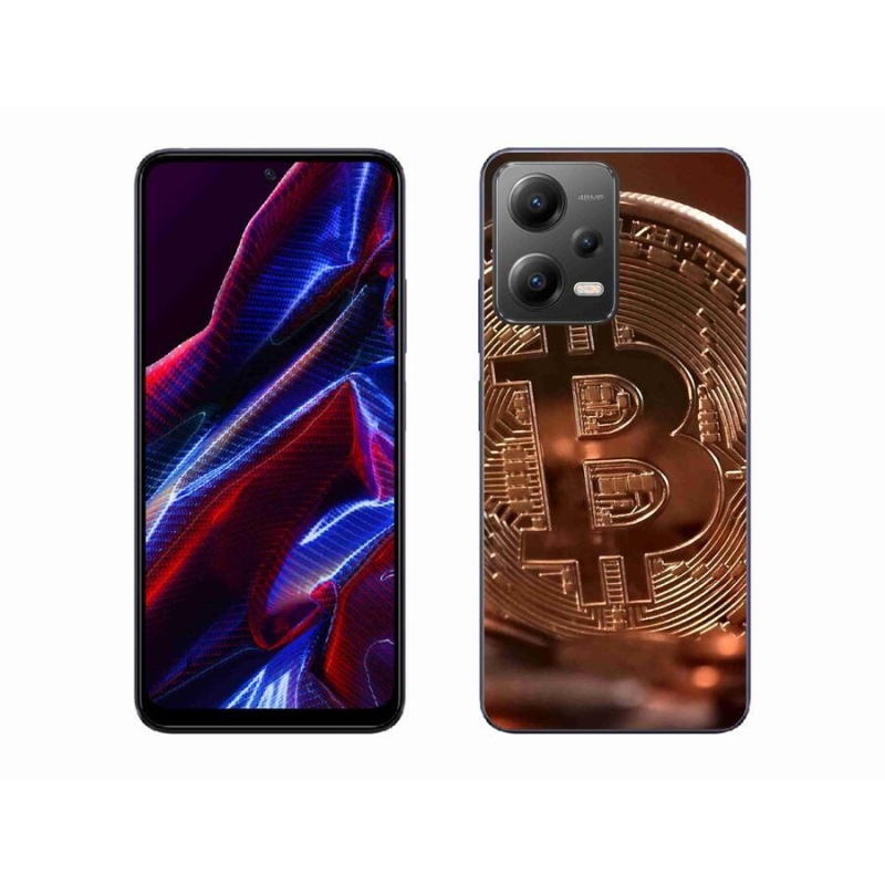 Gelové pouzdro mmCase na mobil Xiaomi Redmi Note 12 5G - bitcoin