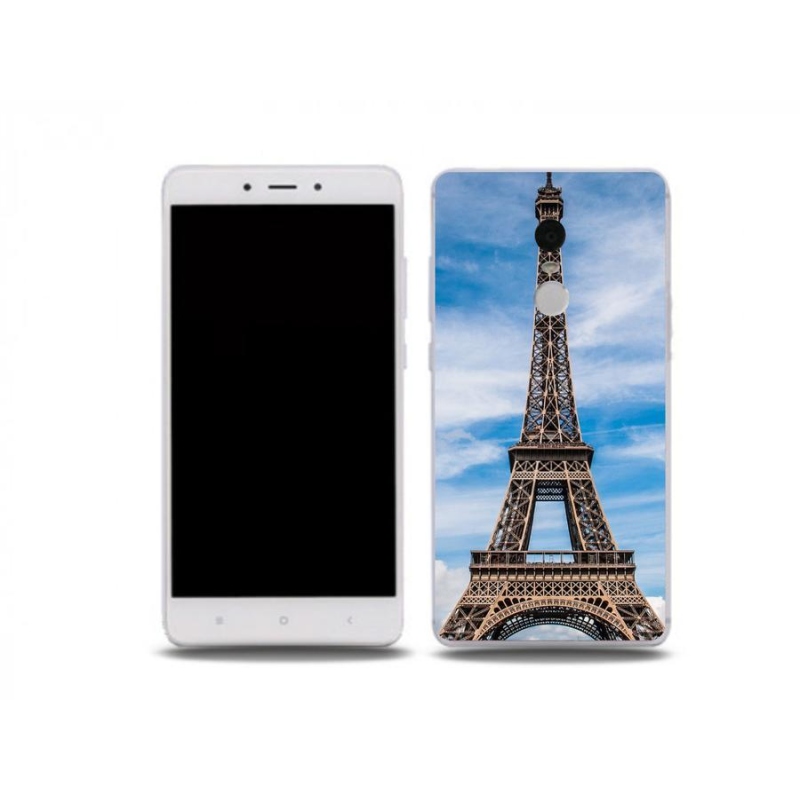 Gelové pouzdro mmCase na mobil Xiaomi Redmi Note 4X - eiffelova věž 4
