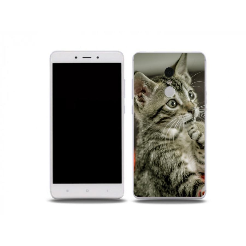 Gelové pouzdro mmCase na mobil Xiaomi Redmi Note 4X - roztomilá kočka