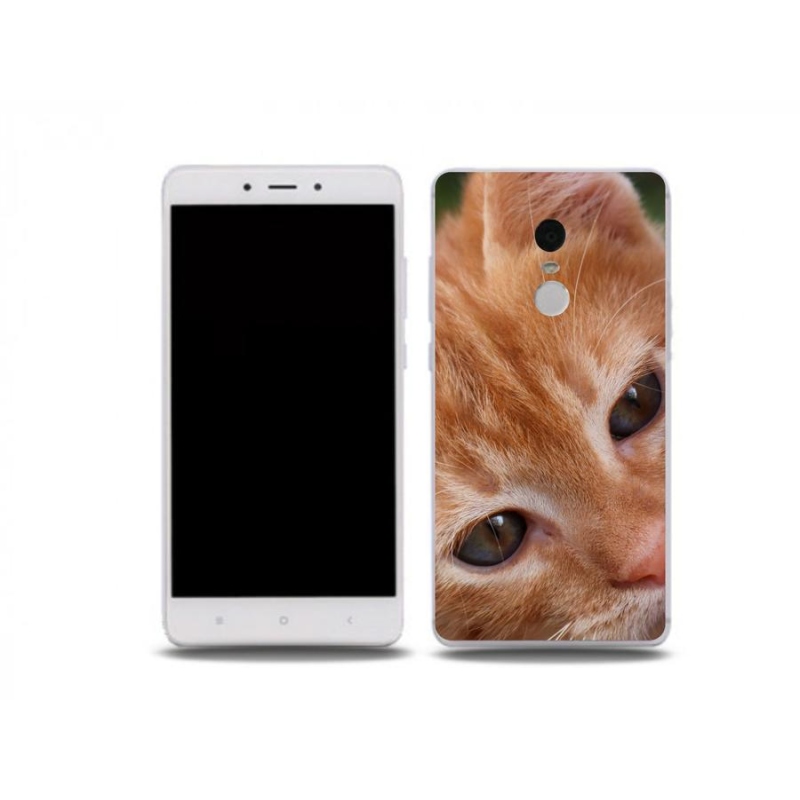 Gelové pouzdro mmCase na mobil Xiaomi Redmi Note 4X - zrzavé kotě