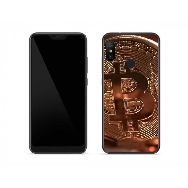 Gelové pouzdro mmCase na mobil Xiaomi Redmi Note 6 Pro - bitcoin