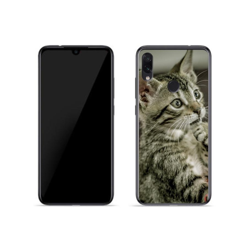 Gelové pouzdro mmCase na mobil Xiaomi Redmi Note 7 - roztomilá kočka