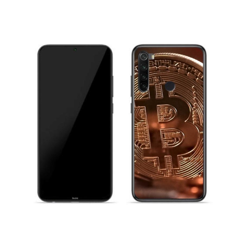 Gelové pouzdro mmCase na mobil Xiaomi Redmi Note 8 - bitcoin