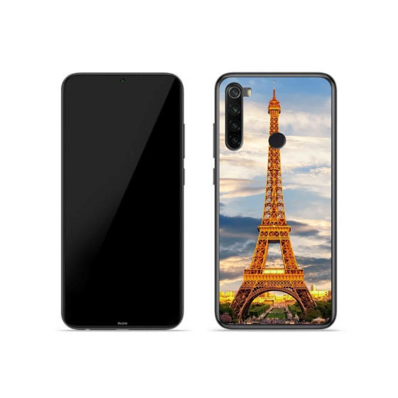 Gelové pouzdro mmCase na mobil Xiaomi Redmi Note 8 - eiffelova věž 3