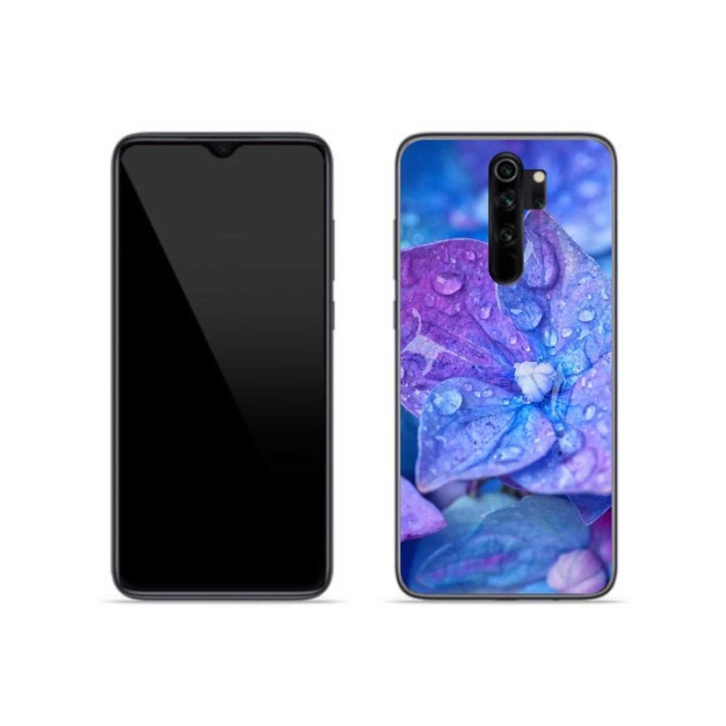 Gelové pouzdro mmCase na mobil Xiaomi Redmi Note 8 Pro - fialový květ
