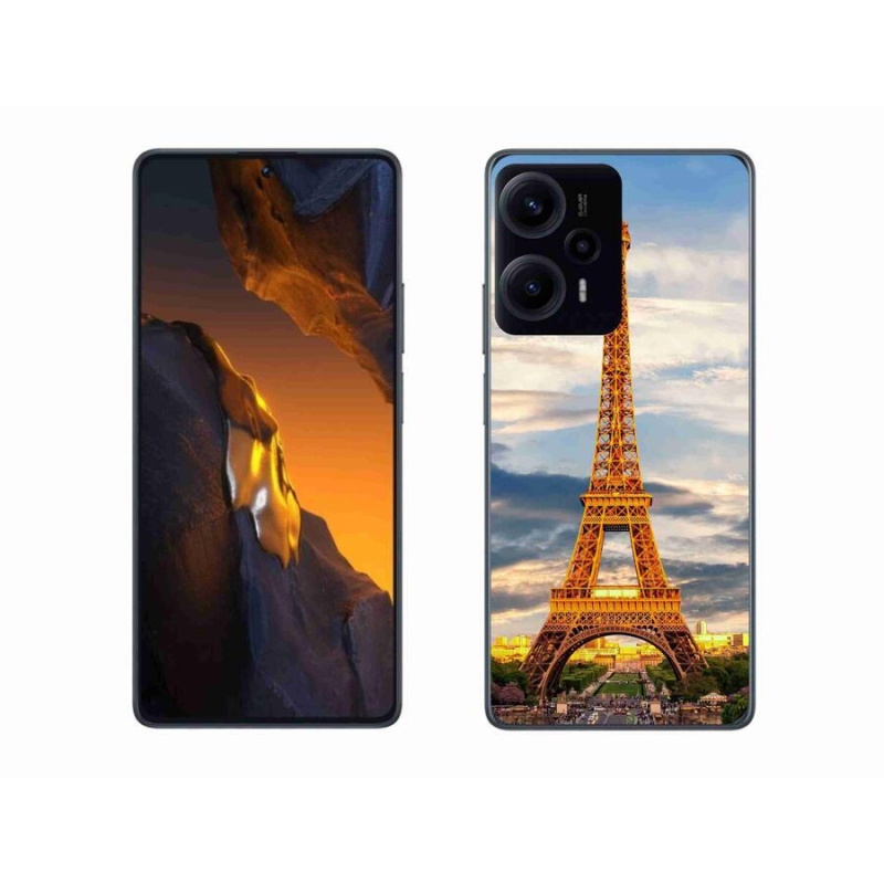 Gelové pouzdro mmCase na Xiaomi Poco F5 - eiffelova věž 3