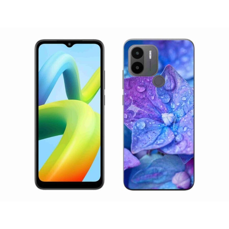 Gelové pouzdro mmCase na Xiaomi Redmi A1+/A2+ - fialový květ