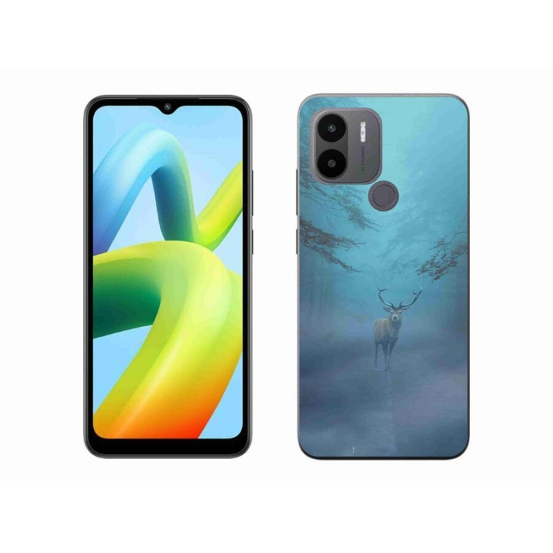 Gelové pouzdro mmCase na Xiaomi Redmi A1+/A2+ - jelen v mlze