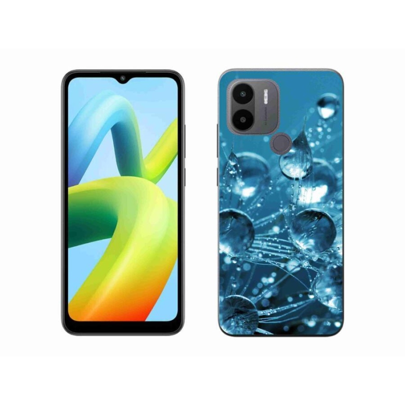 Gelové pouzdro mmCase na Xiaomi Redmi A1+/A2+ - kapky vody