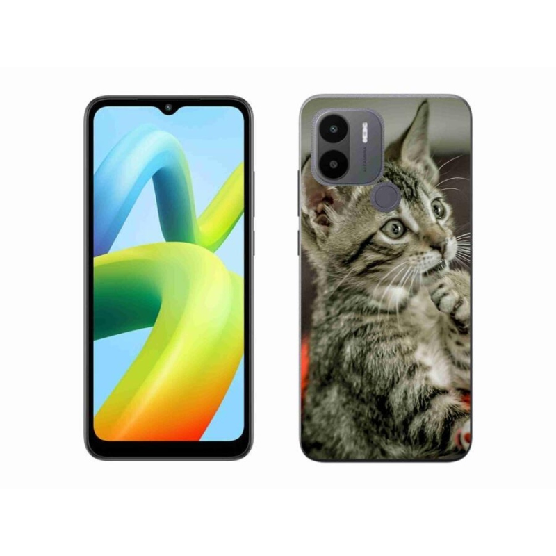 Gelové pouzdro mmCase na Xiaomi Redmi A1+/A2+ - roztomilá kočka