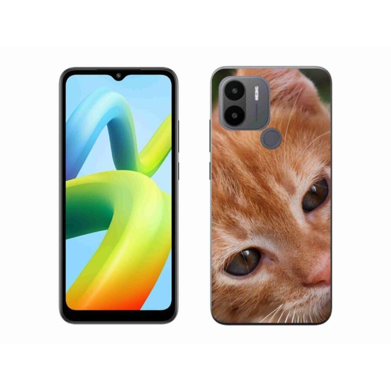 Gelové pouzdro mmCase na Xiaomi Redmi A1+/A2+ - zrzavé kotě