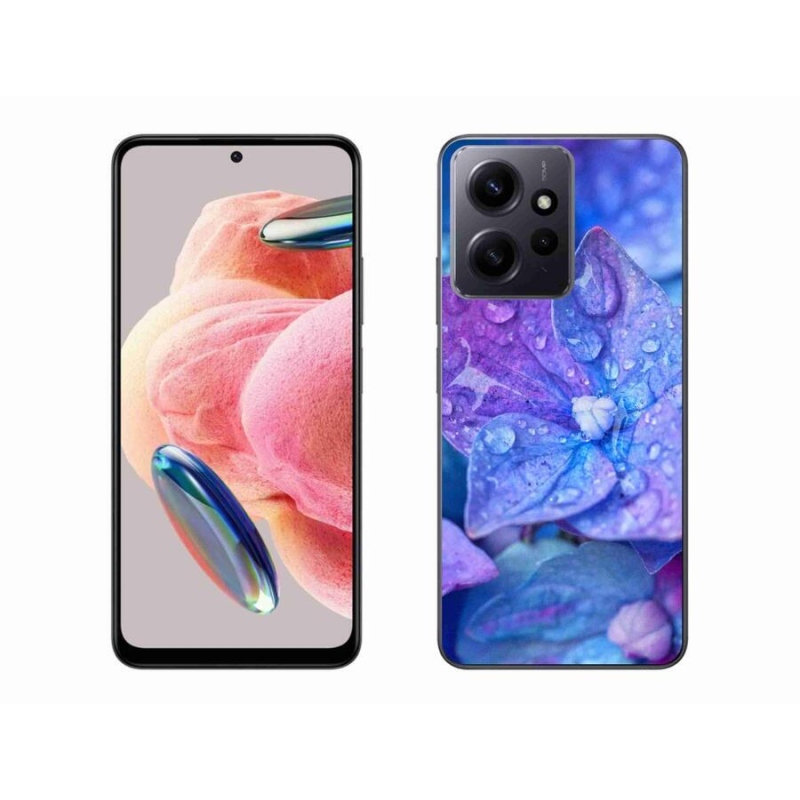 Gelové pouzdro mmCase na Xiaomi Redmi Note 12 4G - fialový květ