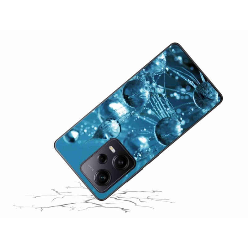 Gelové pouzdro mmCase na Xiaomi Redmi Note 12 Pro+ 5G - kapky vody