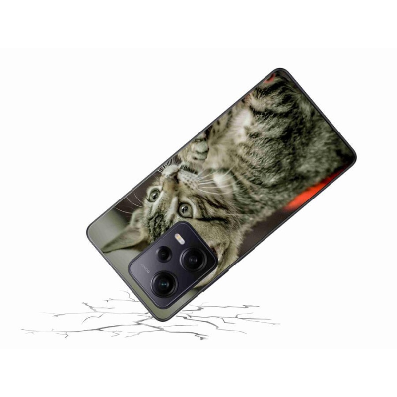 Gelové pouzdro mmCase na Xiaomi Redmi Note 12 Pro+ 5G - roztomilá kočka